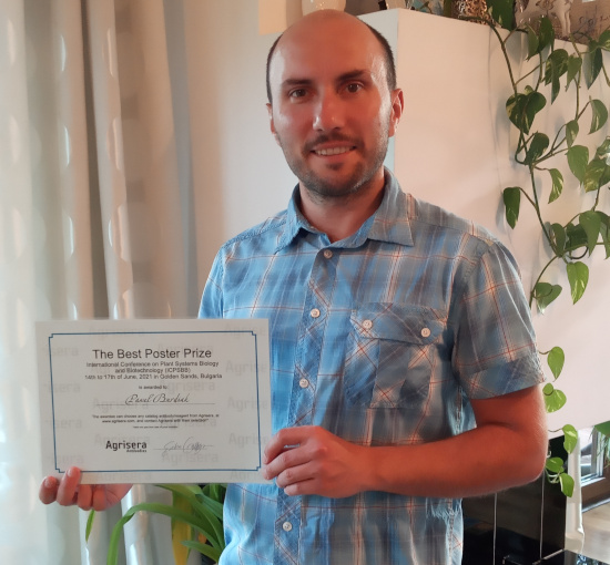 Agrisera Best Poster Prize on Plant Systems Biology (ICPSBB 2021)