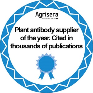 Agrisera Plant Antibody Supplier of the Yea