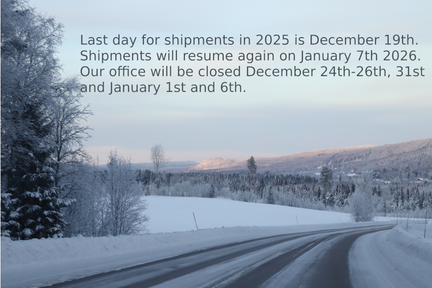 Agrisera last shipment date in 2025