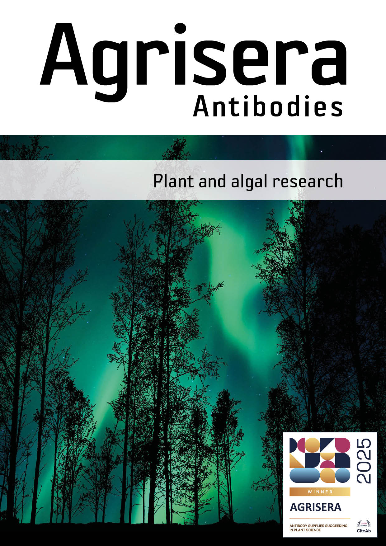 Agrisera plant and secondary antibody product catalog