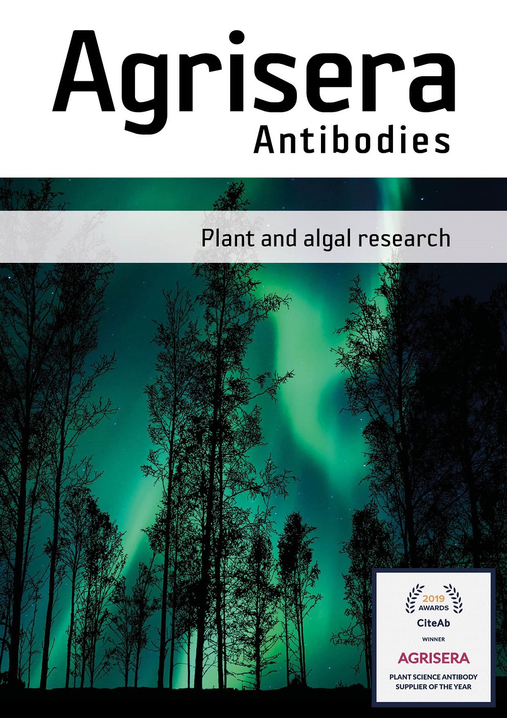 Agrisera plant and secondary antibody product catalog
