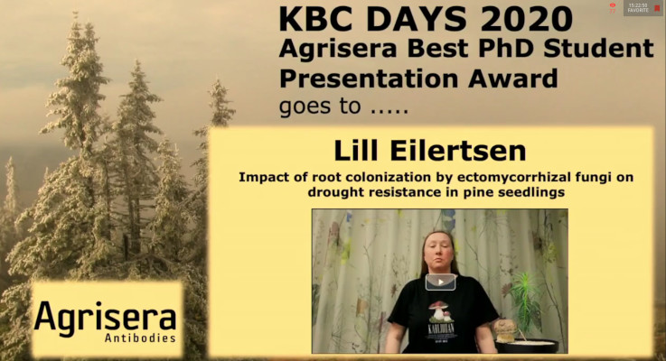 Agrisera Best Talk Prize at KBC Days 2020