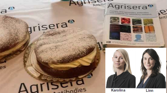 Agrisera visit to Umeå University, February 2018