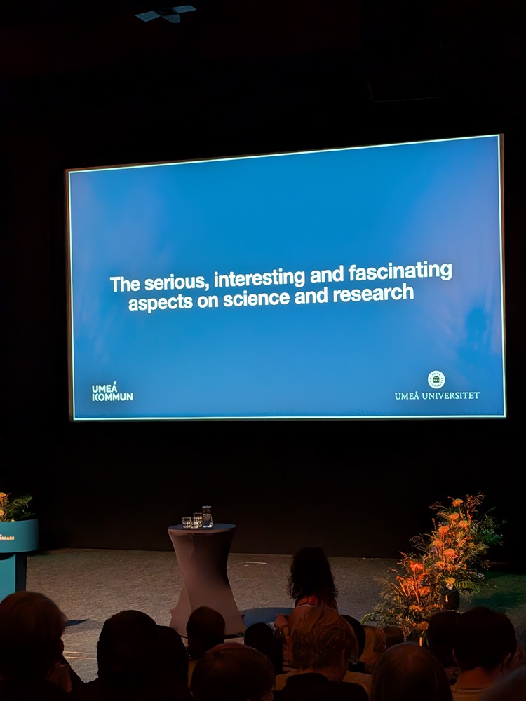Emmanuelle Charpentier at Umeå University