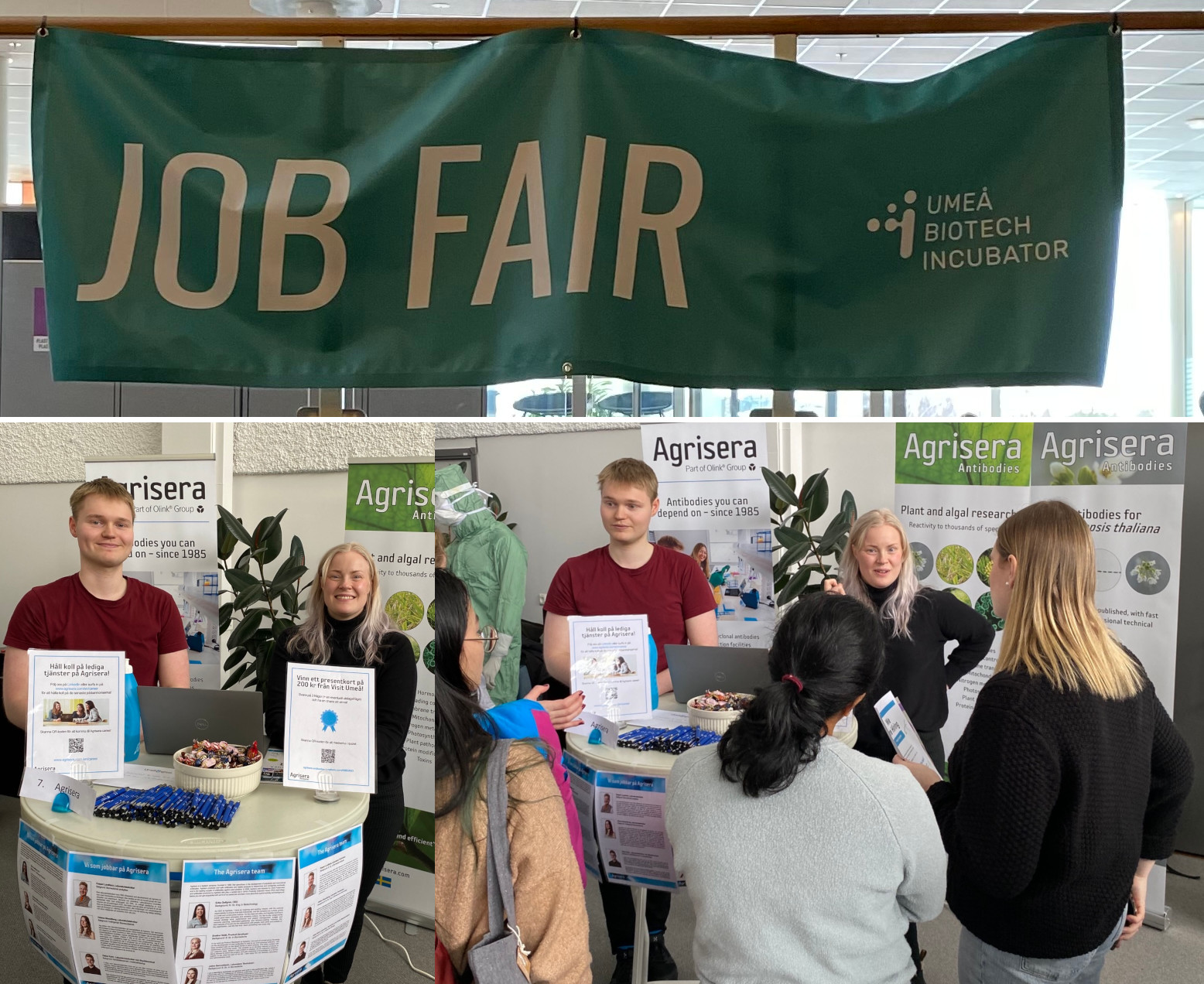 Agrisera at Job Fair at Umeå University