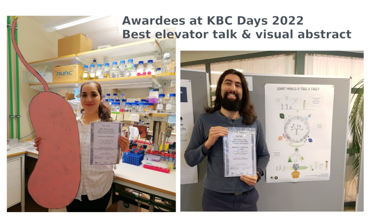 Awardees of Agrisera Best Elevator Talk and Visual Abstract Awards at KBC Days 2022
