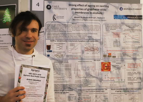 Agrisera Best Poster Prize at KBC Days 2019