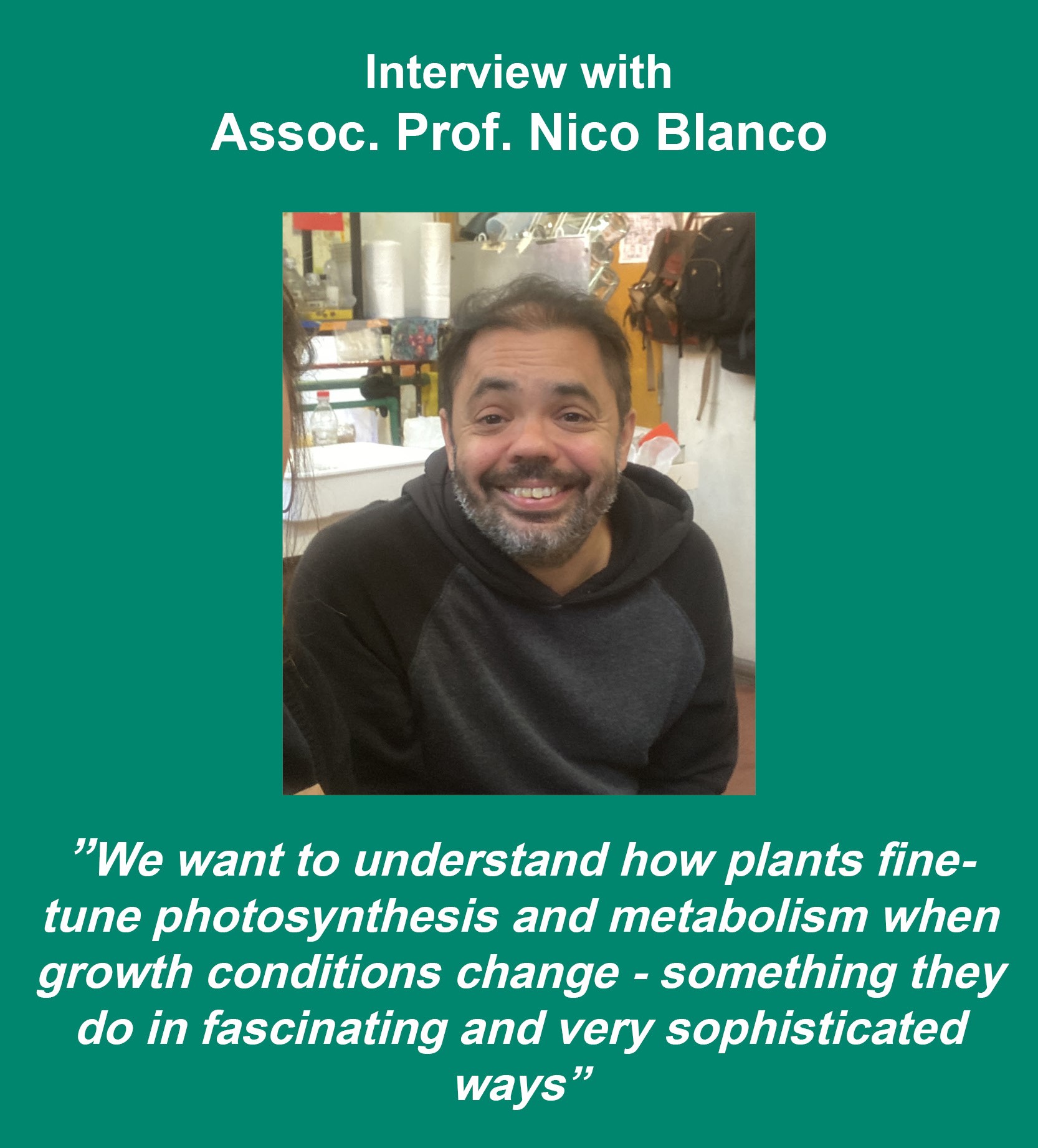 Assoc. Prof. Nico Blanco