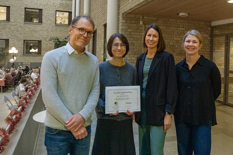 Xmas lunch at Umeå Plant Science Centre and Agrisera Prize